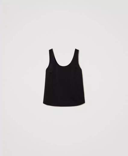 TWINSET TOP IN RASO DONNA