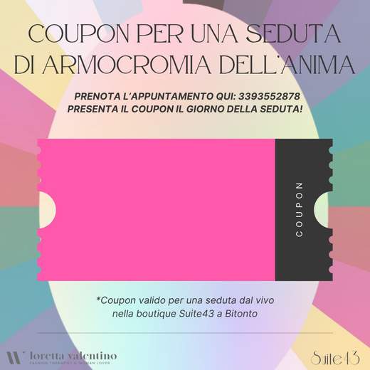SUITE43 ARMOCROMIA DELL'ANIMA CON LORETTA VALENTINO