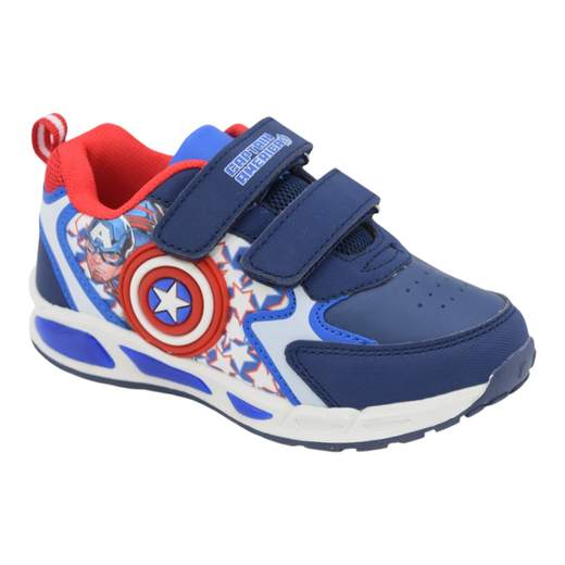 Capitan America scarpe con luci bambino R1010231S-JB03-0010-BL