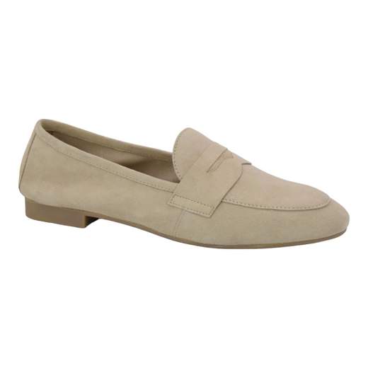 Mocassini donna camoscio beige MOD300-C-BE
