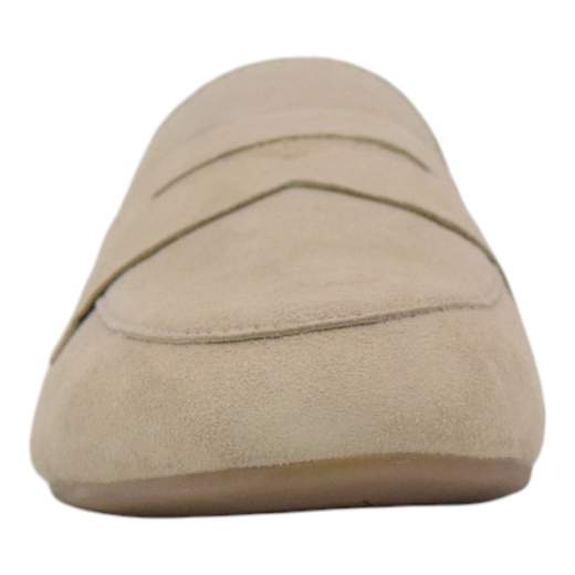 Mocassini donna camoscio beige MOD300-C-BE