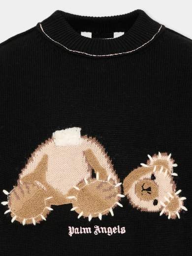 Palm Angels Bambina Maglione Per Ragazza Con Teddy