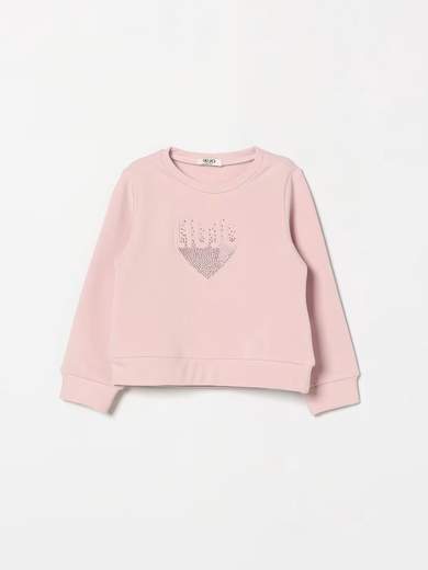 Liu-jo Bambina Felpa Con Logo Tidimensionale E Strass.