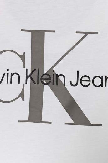 Calvin Klein Bambino T-shirt Manica Corta Con Stampa Logo.