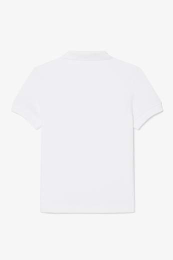 Lacoste Bambino Polo In Piquet Con Logo.