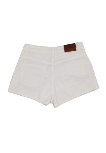 Manila Grace Bambina Shorts Bianco In Jeans.