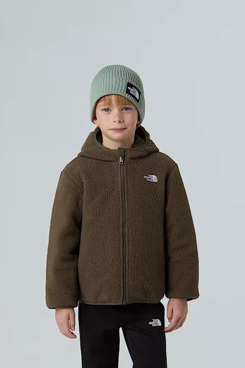 The North Face Bambino Piumino Per Bambino Reversibile In Tessuto Teddy.