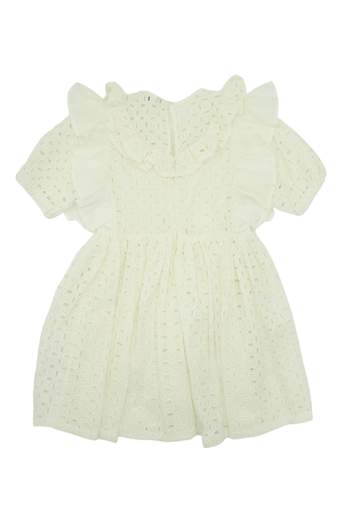 Manila Grace Bambina Abito In Pizzo San Gallo.