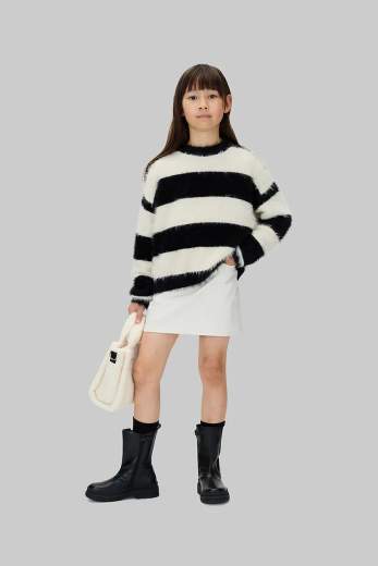 Calvin Klein Bambina Gonna Beige Per Ragazza.