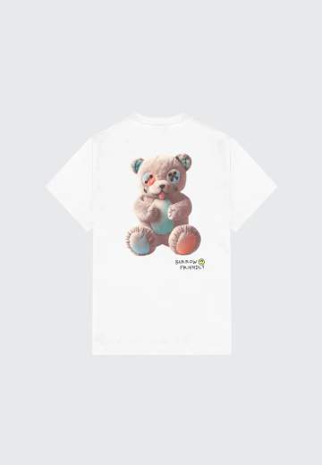 Barrow Bambino T-shirt Con Stampa Orsetto Anteriore E Posteriore.