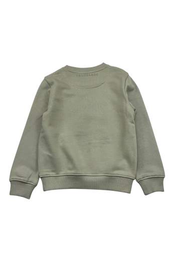 Trussardi Bambino Felpa Per Bambino Con Logo A Rilievo.