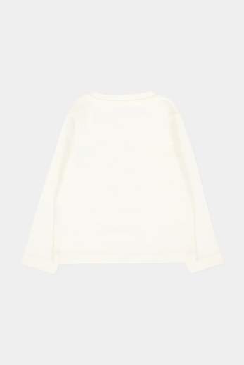 Trussardi Bambino T-shirt Panna Con Logo.