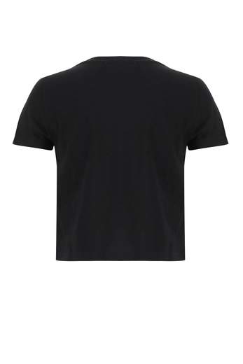 Diesel Bambina T-shirt Per Ragazza Modello Cropped Logo Con Paillettes.
