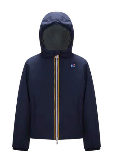Kway Bambino Giubbino Con Cappuccio Reversibile.