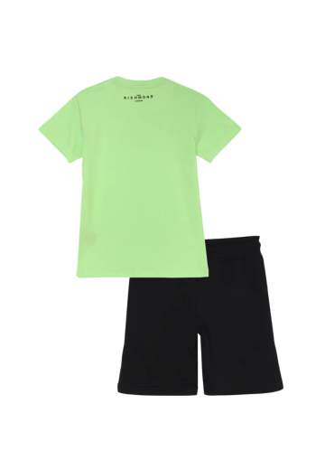John Richmond Bambino Completo Per Bambino Con T-shirt Basic Con Stampa E Bermuda.