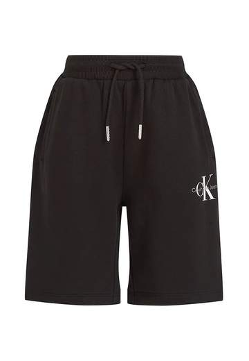 Calvin Klein Bambino Bermuda In Felpa Con Stampa Logo.