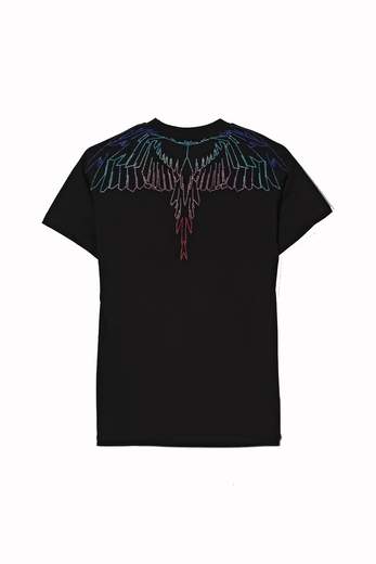 County Of Milan Bambina T-shirt Stampa Con Borchie Multicolor.