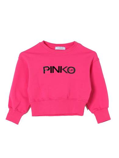 Pinko Bambina Felpa Iconica Per Bambina Con Logo.