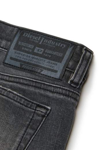 Diesel Bambina Jeans Grigio A Palazzo.