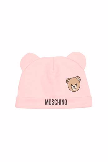 Moschino Neonata Set Per Neonata Cappello E Bavetta.