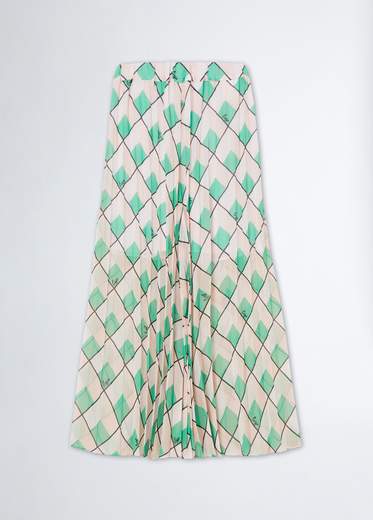 Liu-jo Bambina Pantalone A Palazzo Con Fantasia Geometrica.