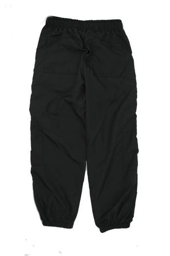 Disclaimer Bambino Pantalone Nero Per Ragazzo In Tessuto Tecnico Con Tasconi.
