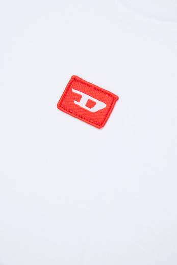 Diesel Bambino T-shirt Con Logo Applicato.