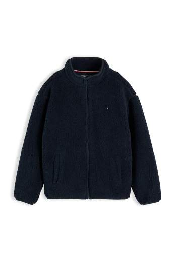 Tommy Hilfiger Bambino Giubbino In Pile Conbandiera Iconica