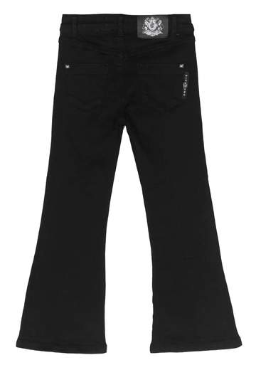 John Richmond Bambina Jeans Nero, Modello A Trombetta.