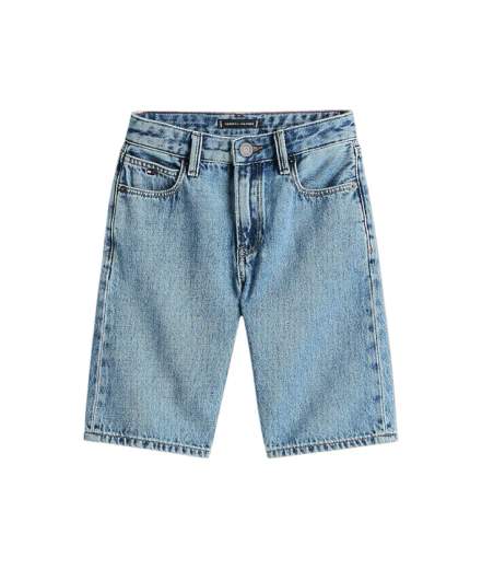 Tommy Hilfiger Bambino Bermuda In Jeans.
