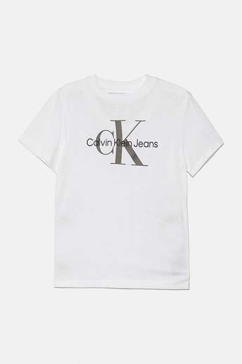 Calvin Klein Bambino T-shirt Manica Corta Con Stampa Logo.
