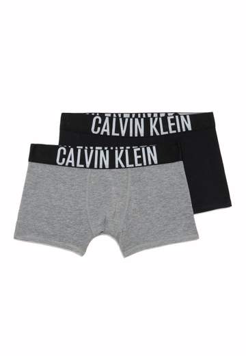 Calvin Klein Bambino Set Mutandine Modello Boxer Con Elastico Logato.