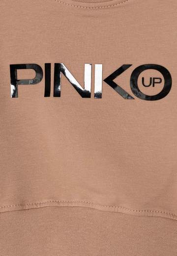 Pinko Bambina Felpa Iconica Per Bambina Con Logo.