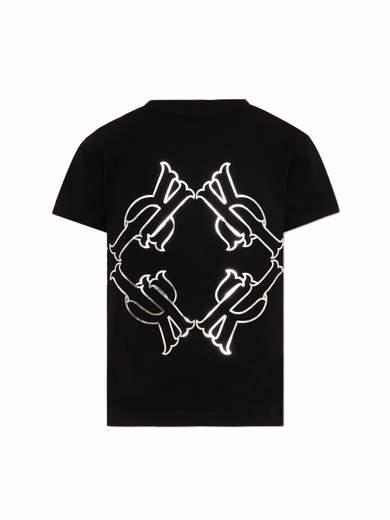 John Richmond Bambino T-shirt Con Logo Argento.