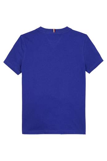 Tommy Hilfiger Bambino T-shirt Con Bandiera Ricamata.