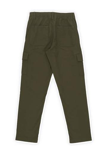 Tommy Hilfiger Bambino Pantalone Cargo Con Tasconi Ed Elastico In Vita.