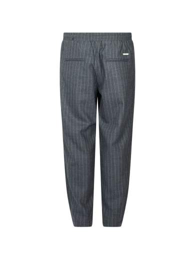 John Richmond Bambino Pantalone Gessato Con Elastico In Vita