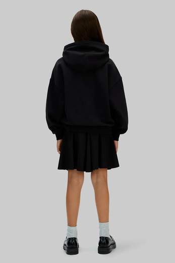 Calvin Klein Bambina Felpa Con Cappuccio Per Ragazza Con Logo Floccato.