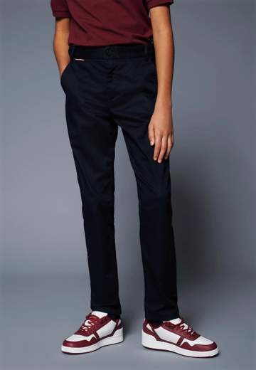 Tommy Hilfiger Bambino Pantalone Blu Per Bambino,slim Fit.