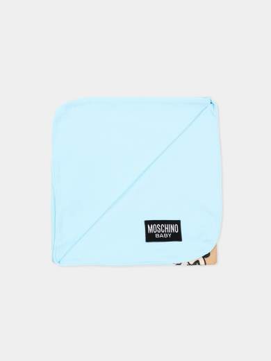 Moschino Neonato Coperta Per Neonato Con Stampa Teddy