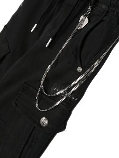 John Richmond Bambino Pantalone Tasconato,con Elastico In Vita.