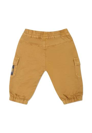 Moschino Bambino Pantalone Cargo Per Neonato Con Tasconi E Logo.