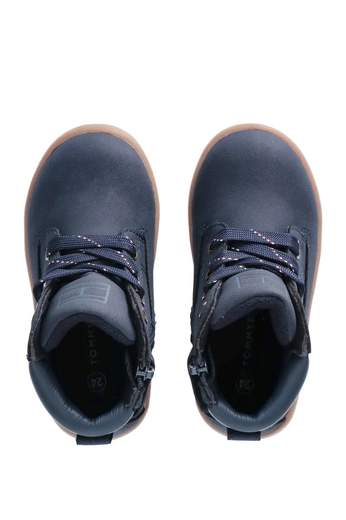 Tommy Hilfiger Bambino Tronchetto Allacciato Blu.