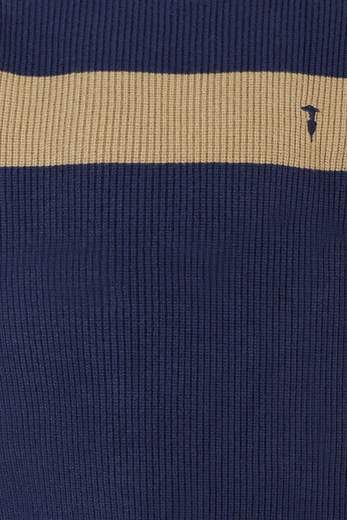 Trussardi Bambino Maglione Per Bambino Ablu A Righe Tortora.