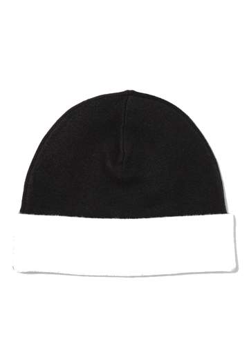 Pinko Bambina Cappello Nero Per Ragazza Con Piega Panna.