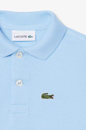 Lacoste Bambino Polo In Piquet Con Logo.