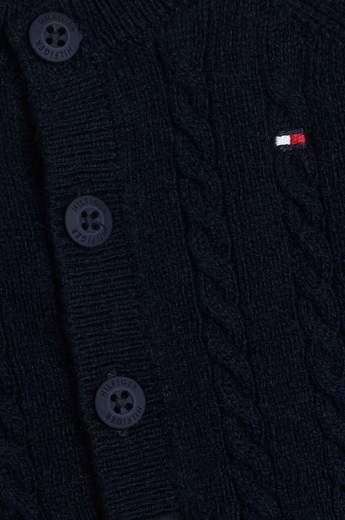 Tommy Hilfiger Neonato Set Per Neonato Maglione Con Bottoni Pantalone E Cappello.