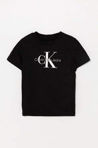 Calvin Klein Bambino T-shirt Manica Corta Con Stampa Logo.