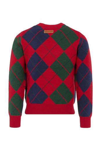 Trussardi Bambino Maglione Per Bambino A Rombi.