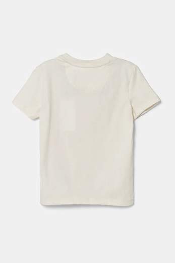 Calvin Klein Bambino T-shirt Per Neonato Con Stampa A Rilievo Celeste.